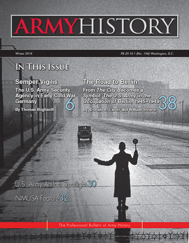 Army History Magazine 106